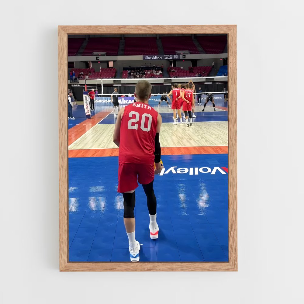Poster Volée Étoilée – affiche Volleyball (vue 4)